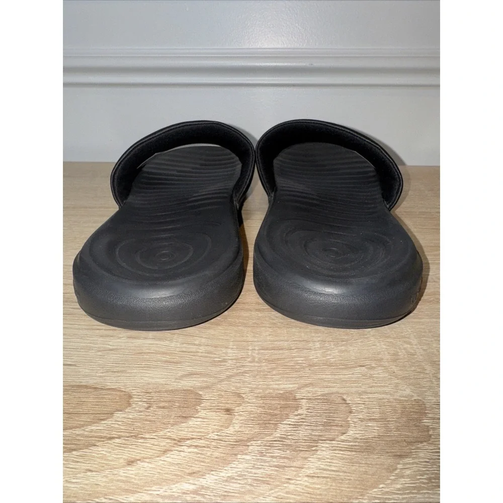 Under Armour men's UA Ansa fixed Black slides 3023761-004‎ Size 7
